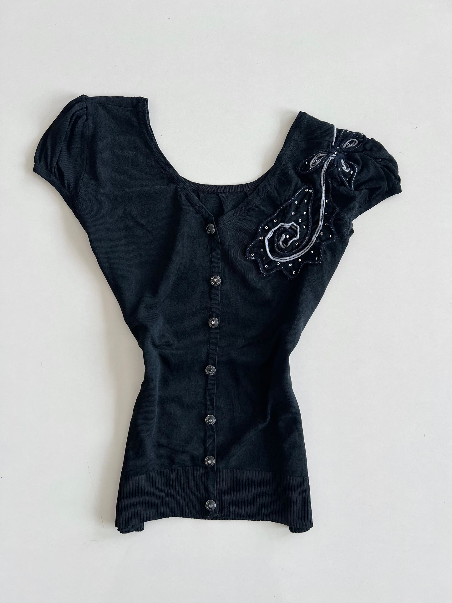 Vintage Embroidered Top-Bust 34 to 38
