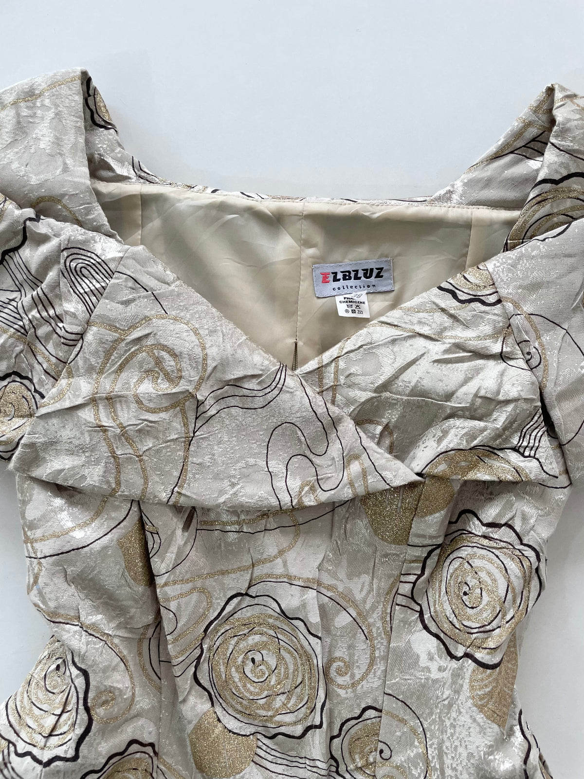 Blbluz Jacquard Vintage Top-Bust 38