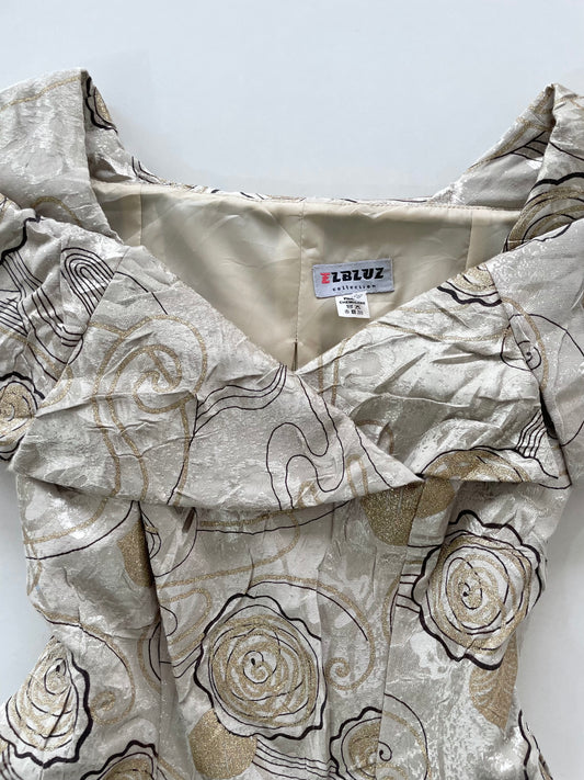 Blbluz Jacquard Vintage Top-Bust 38