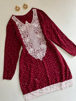 Load image into Gallery viewer, Embroidered Kurti-Bust 36
