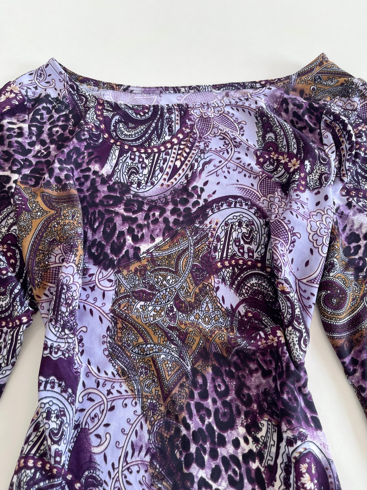 Vintage Paisley Top-Bust 36 to 38