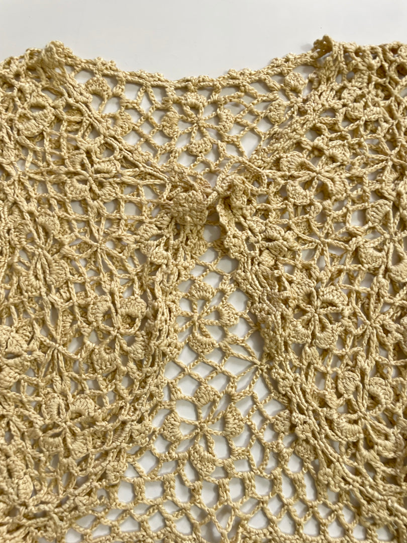 Front Knot Crochet Top-Bust 30 to 32