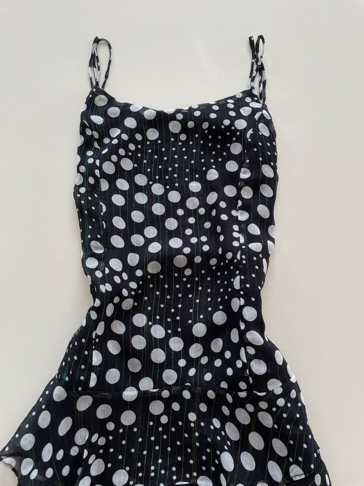 Long Ho Y2k Ruffle Dress-Bust 36