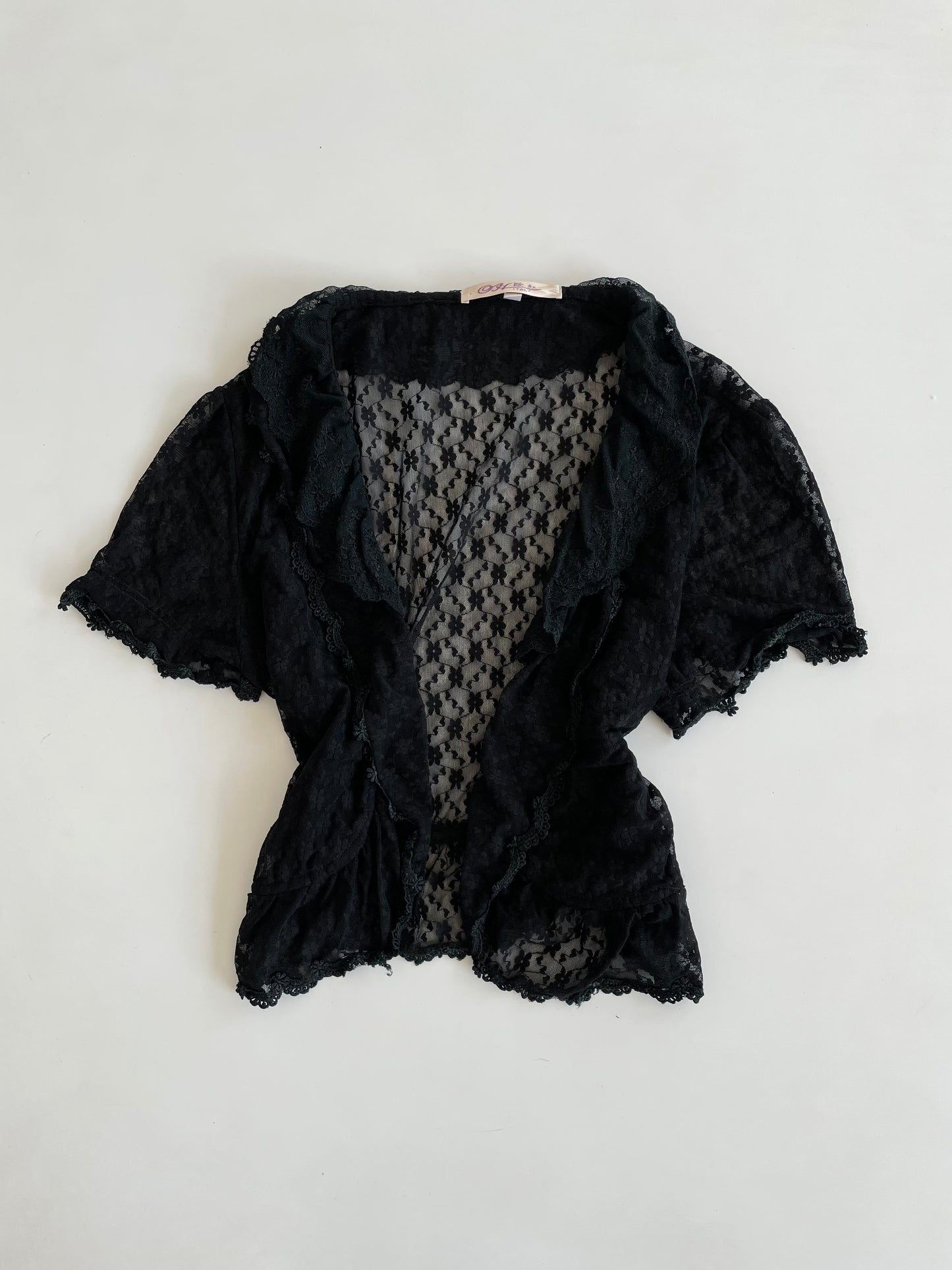 Ruffle Shrug Top-Bust 36