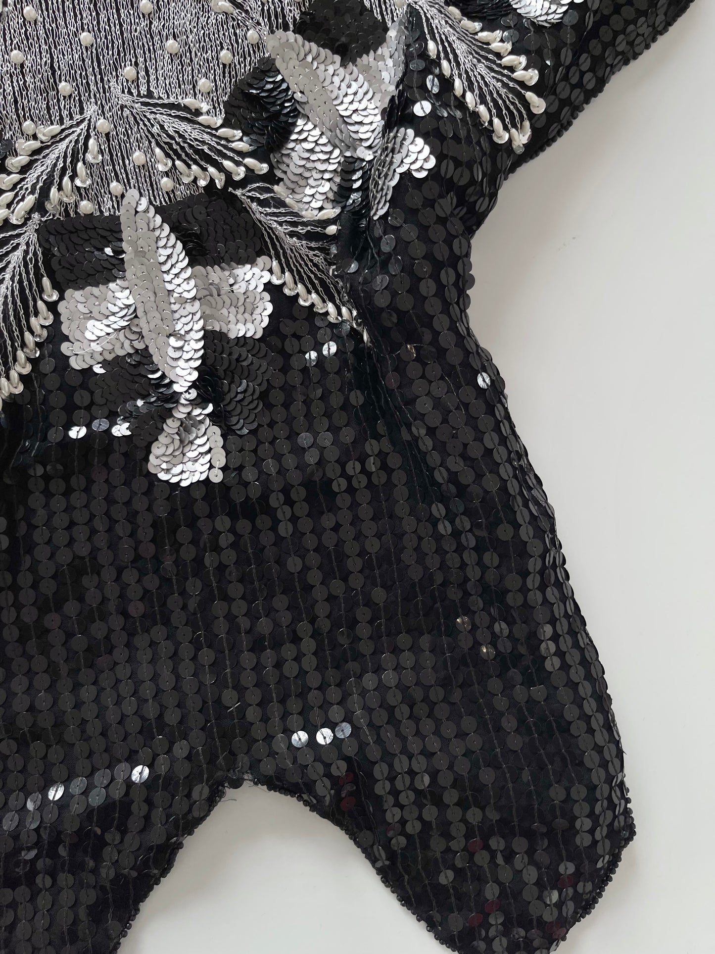Butterfly Embroidered Sequin Top-Bust 42 to 44