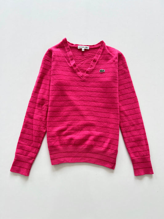 Lacoste Pure Wool Vintage Sweater-Bust 28 to 30