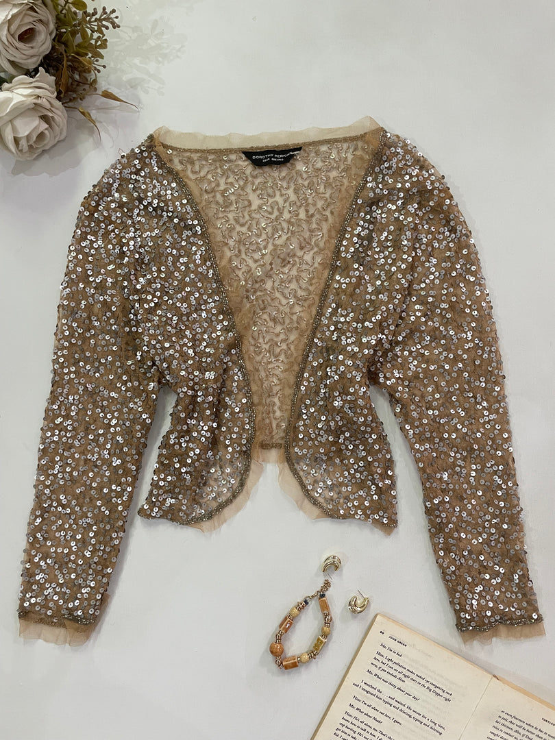 Dorothy Perkins Sheer Vintage Top-Bust 36 to 40