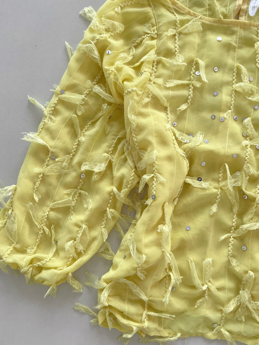 Sheer Vintage Top-Bust 40