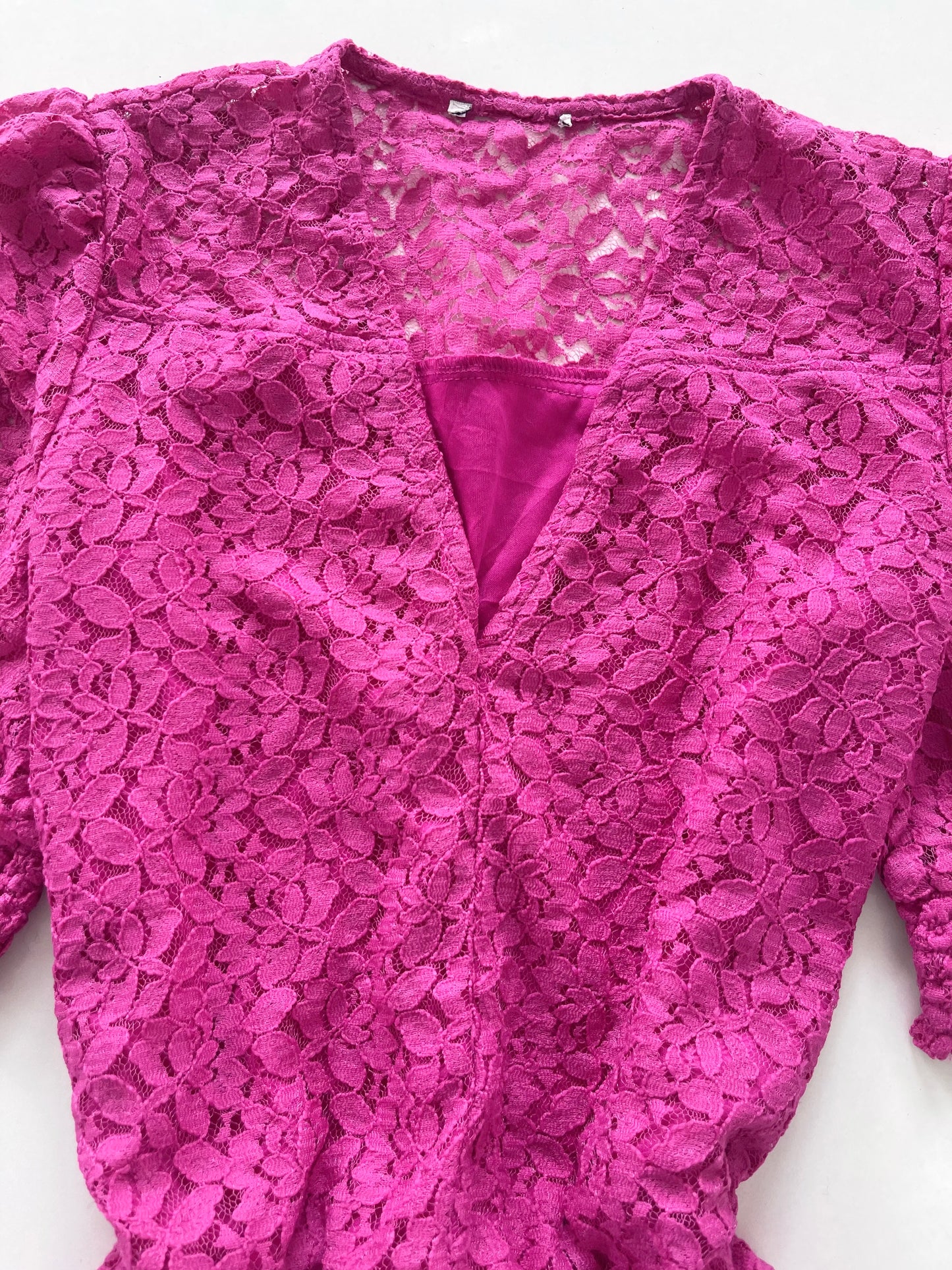 Lace Pink Dress-Bust 40 to 42