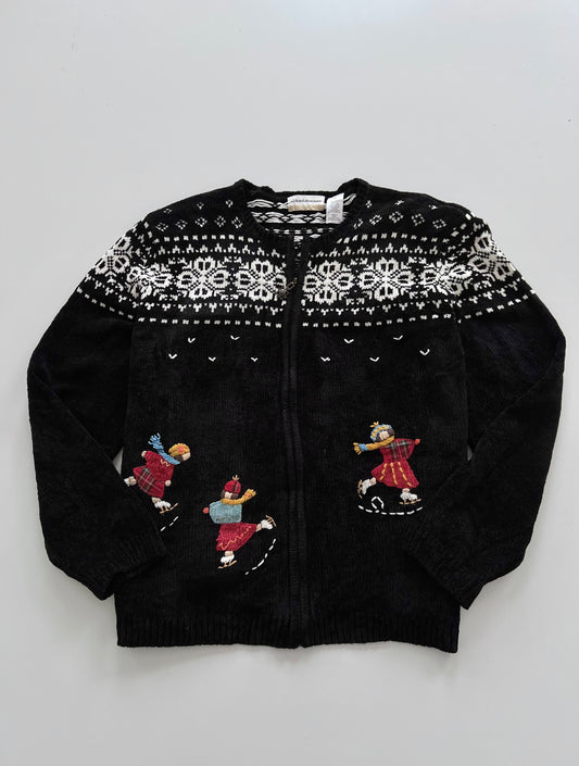 Alfred Dunner Embroidered Sweater-Bust 52