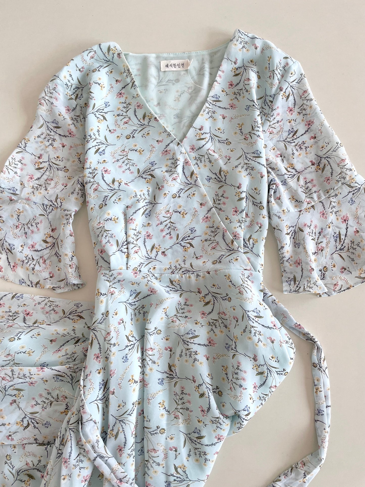 Powder Blue Dress-Bust 36