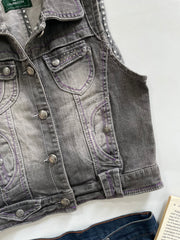 Denim Vest-Bust 32