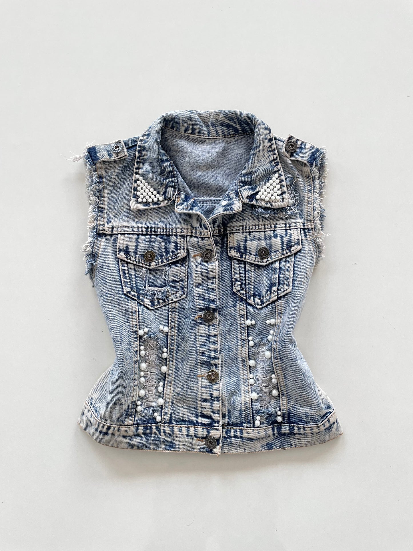 Denim Vest-Chest 34