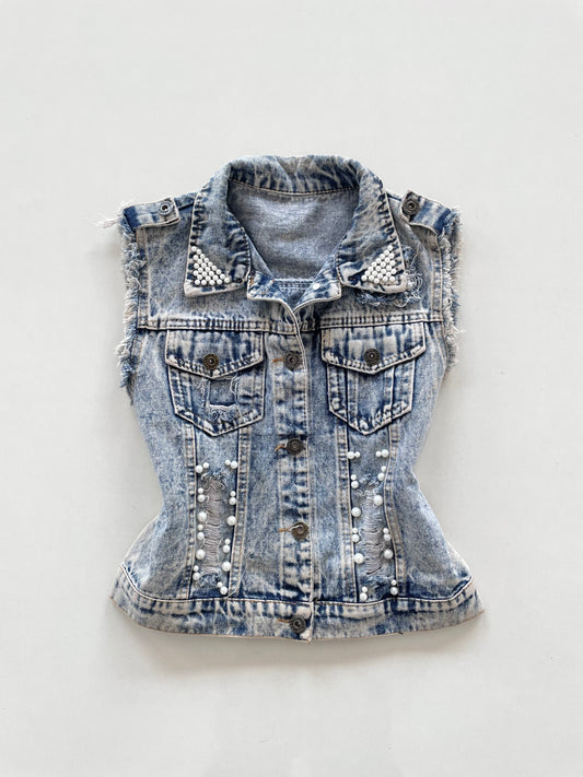 Denim Vest-Chest 34