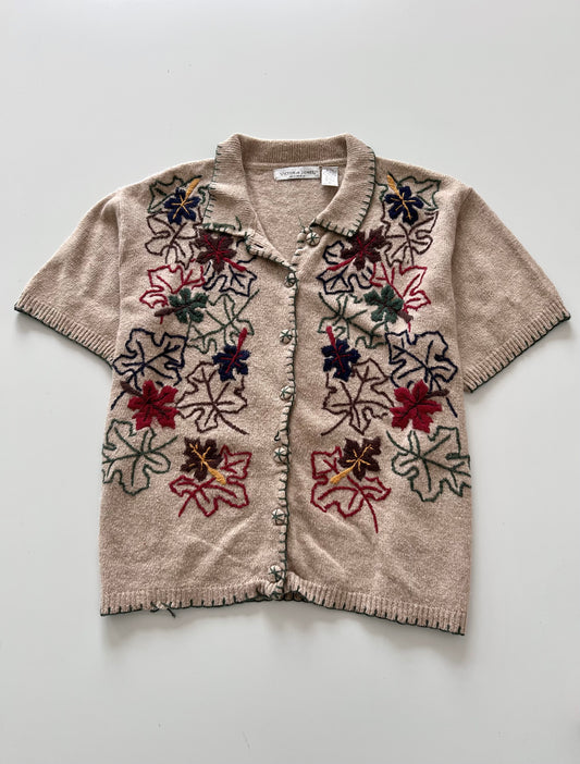 Victoria Jones Embroidered Sweater-Bust 54