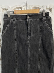 Denim Long Skirt-Waist 28