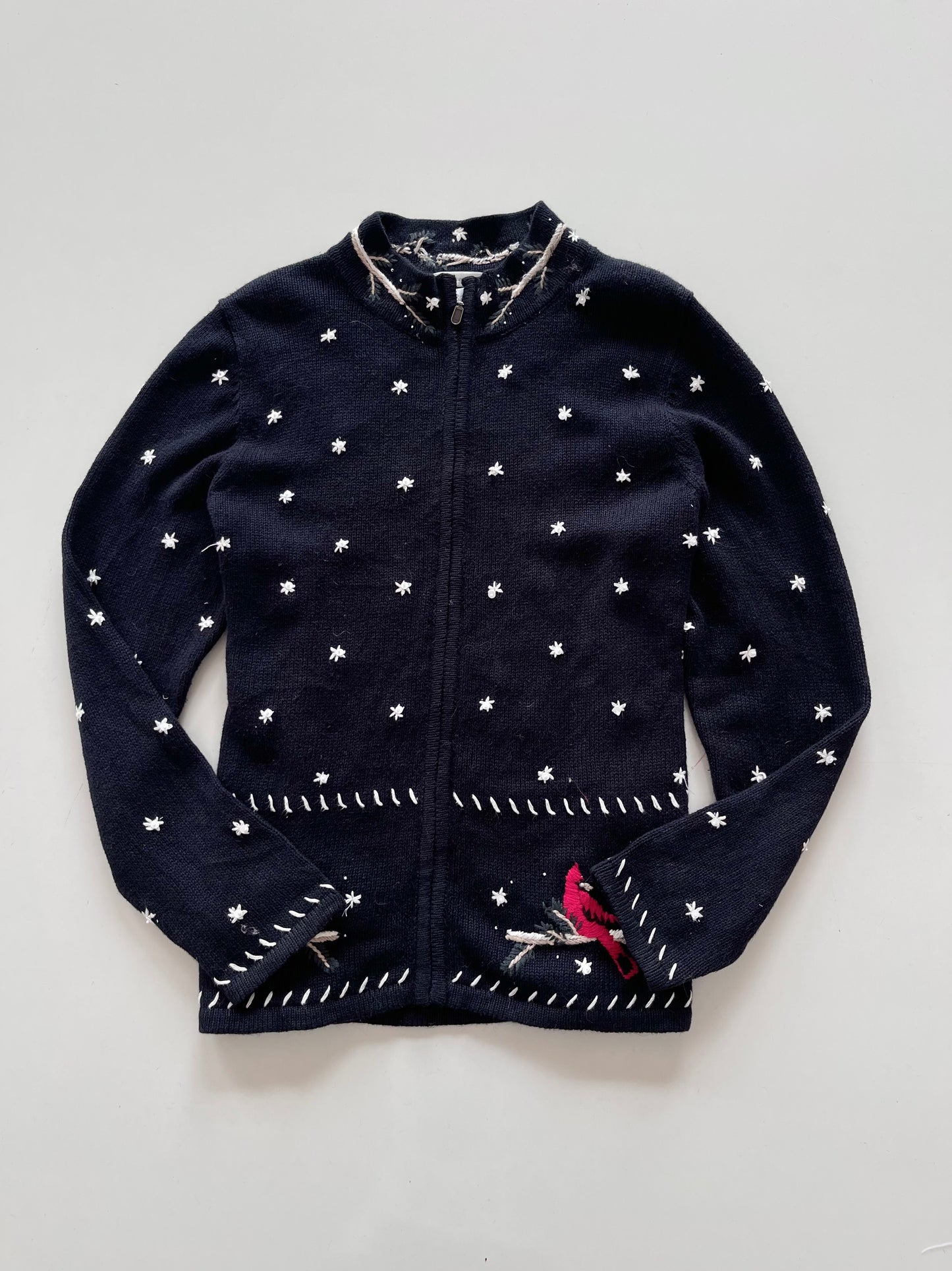 C.J. Banks Embroidered Sweater-Bust 44