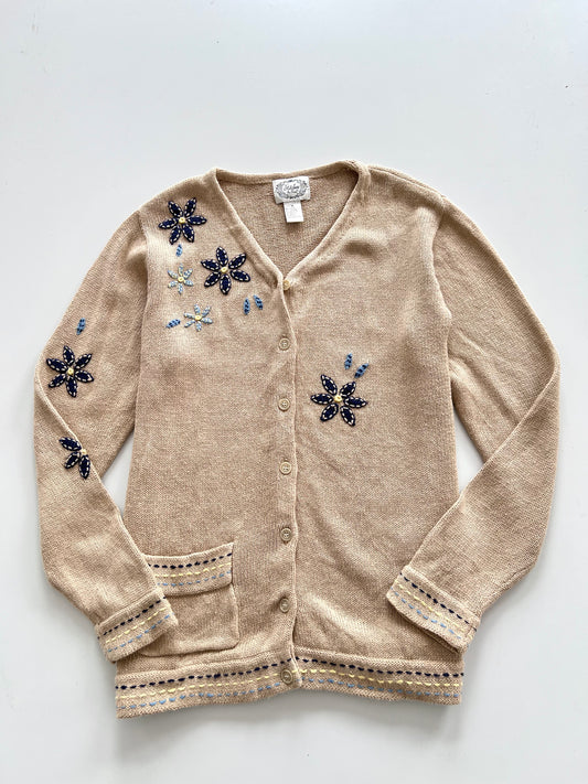 Stitches Embroidered Sweater-Bust 44
