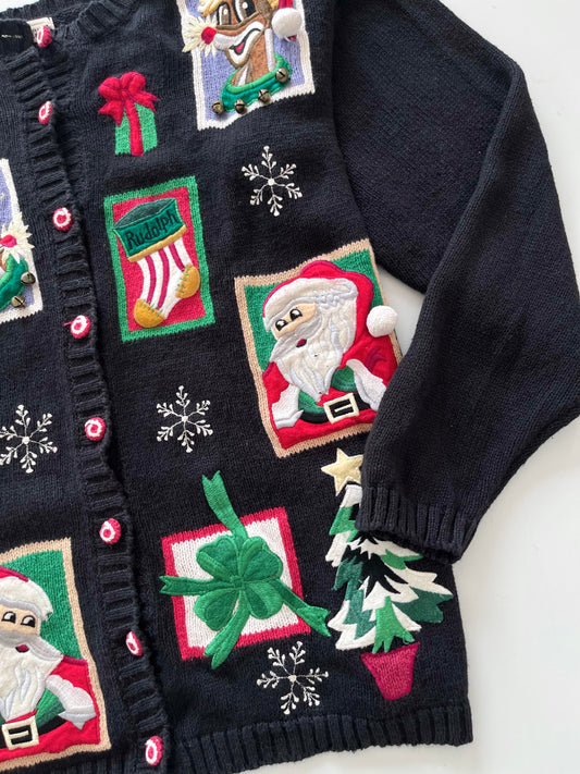 Yarnworks Embroidered Christmas Sweater-Bust 50