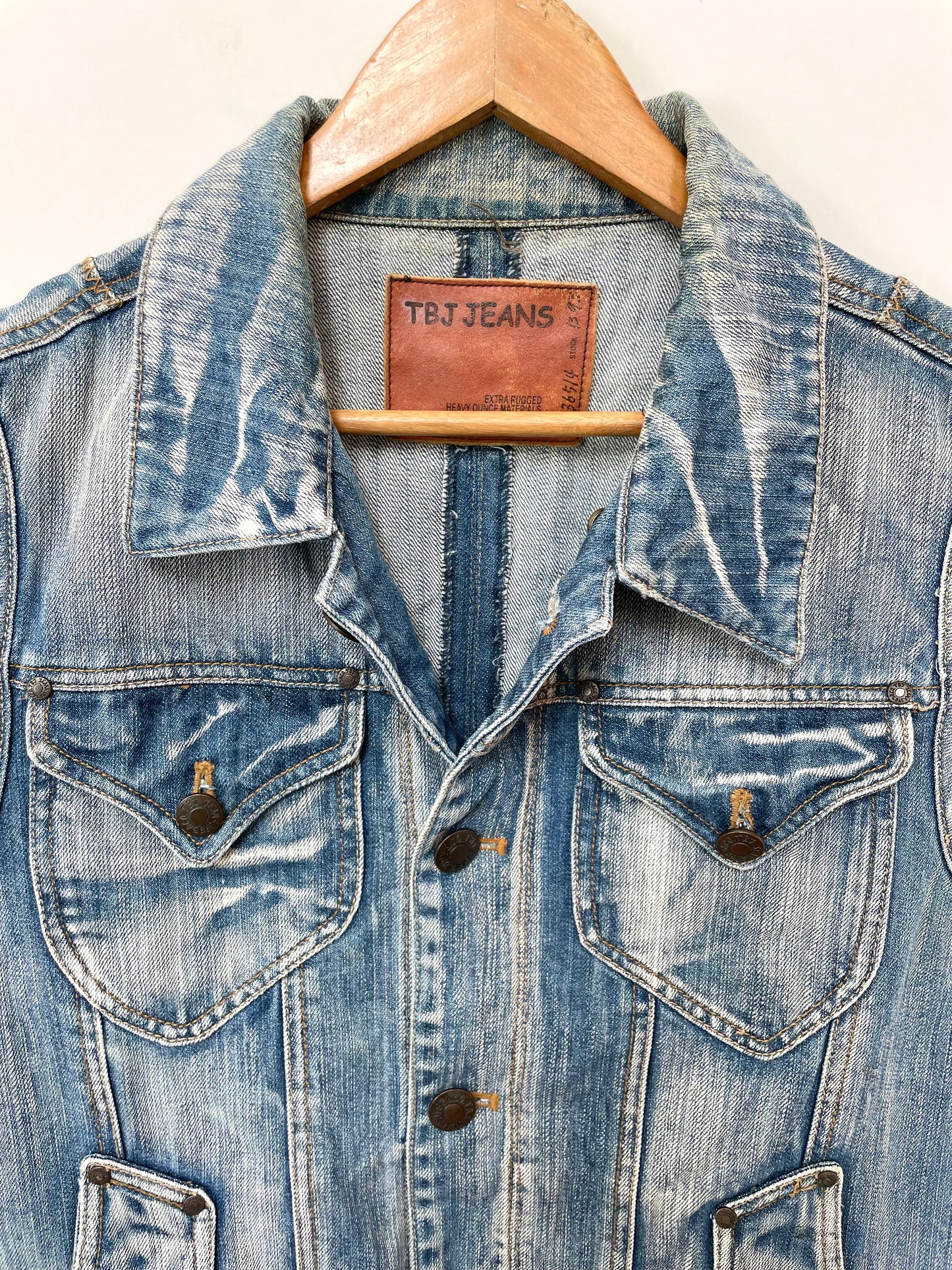 Tbj Jeans Denim Vest-Bust 40