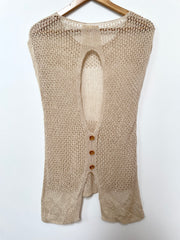 Sheer Crochet Top-Bust 36 to 40