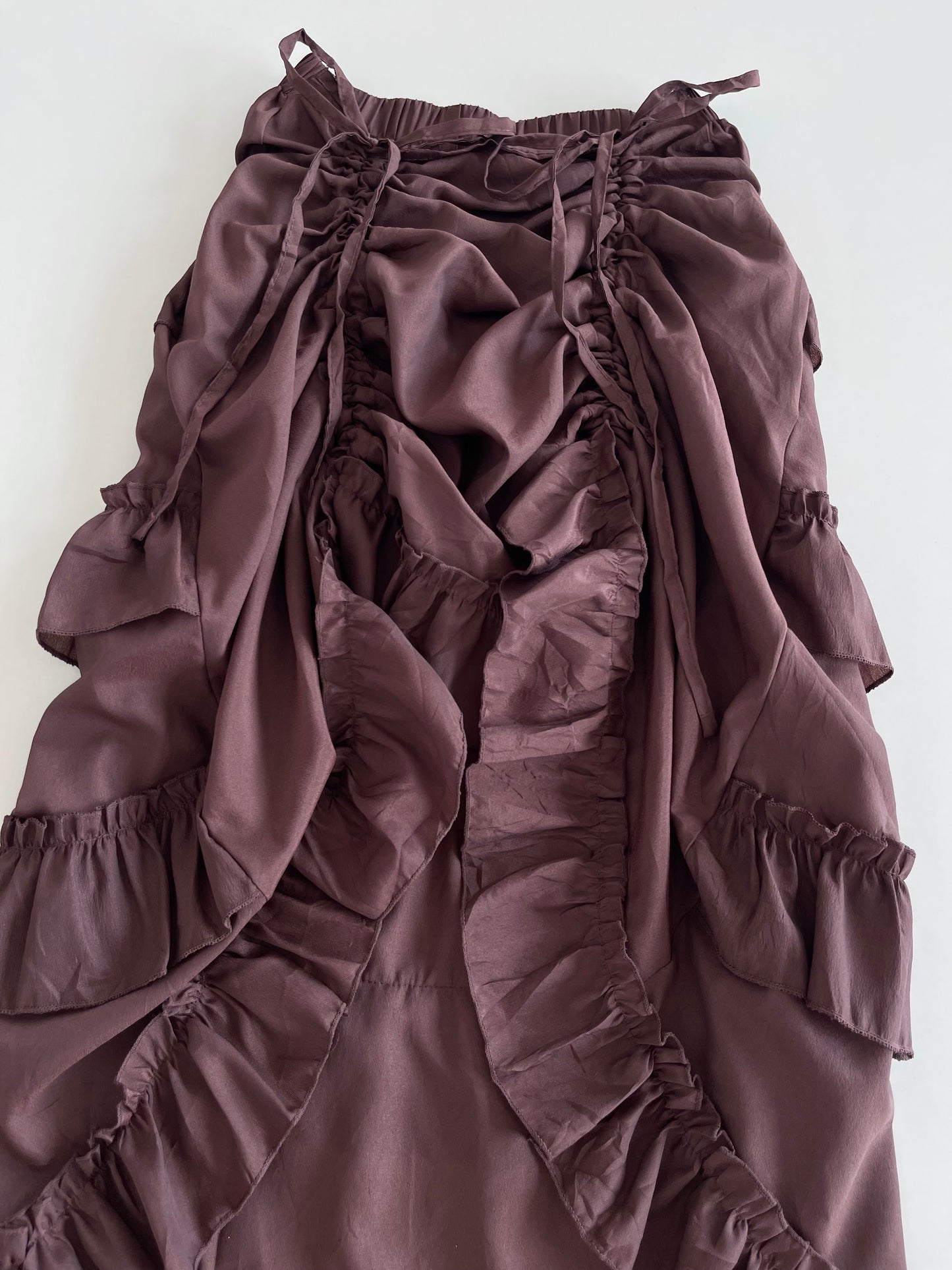 Vintage Ruffle Skirt-Waist 26 to 28