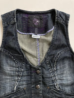 Load image into Gallery viewer, Authentie Philosophy Denim Waistcoat - Bust 38
