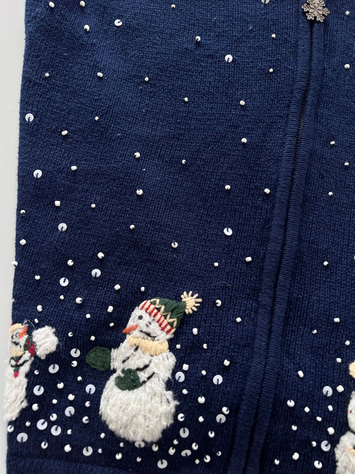 Breckenridge Embroidered Christmas Sweater Vest-Bust 44