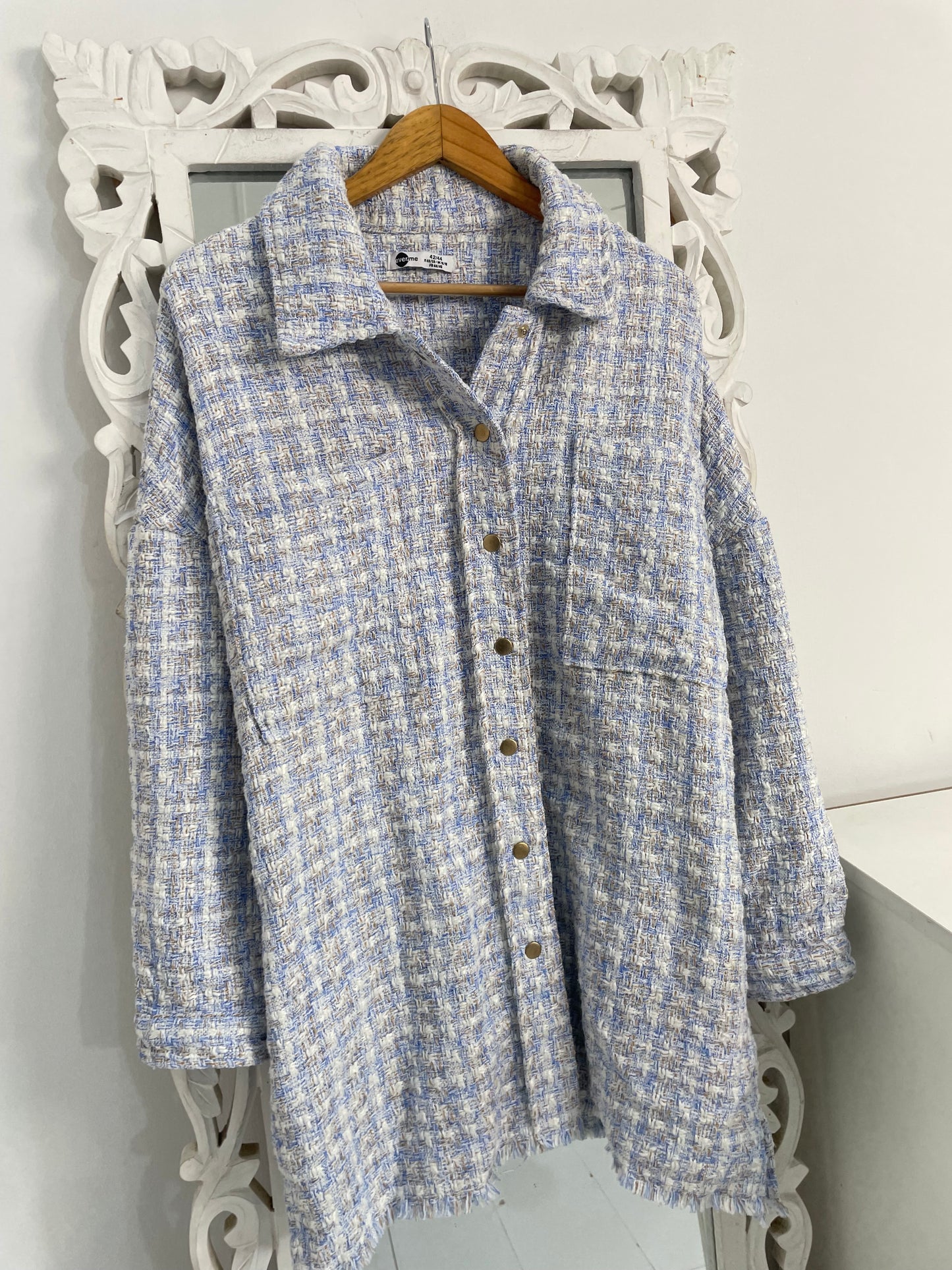 Super Thick Warm Shacket-Chest 48
