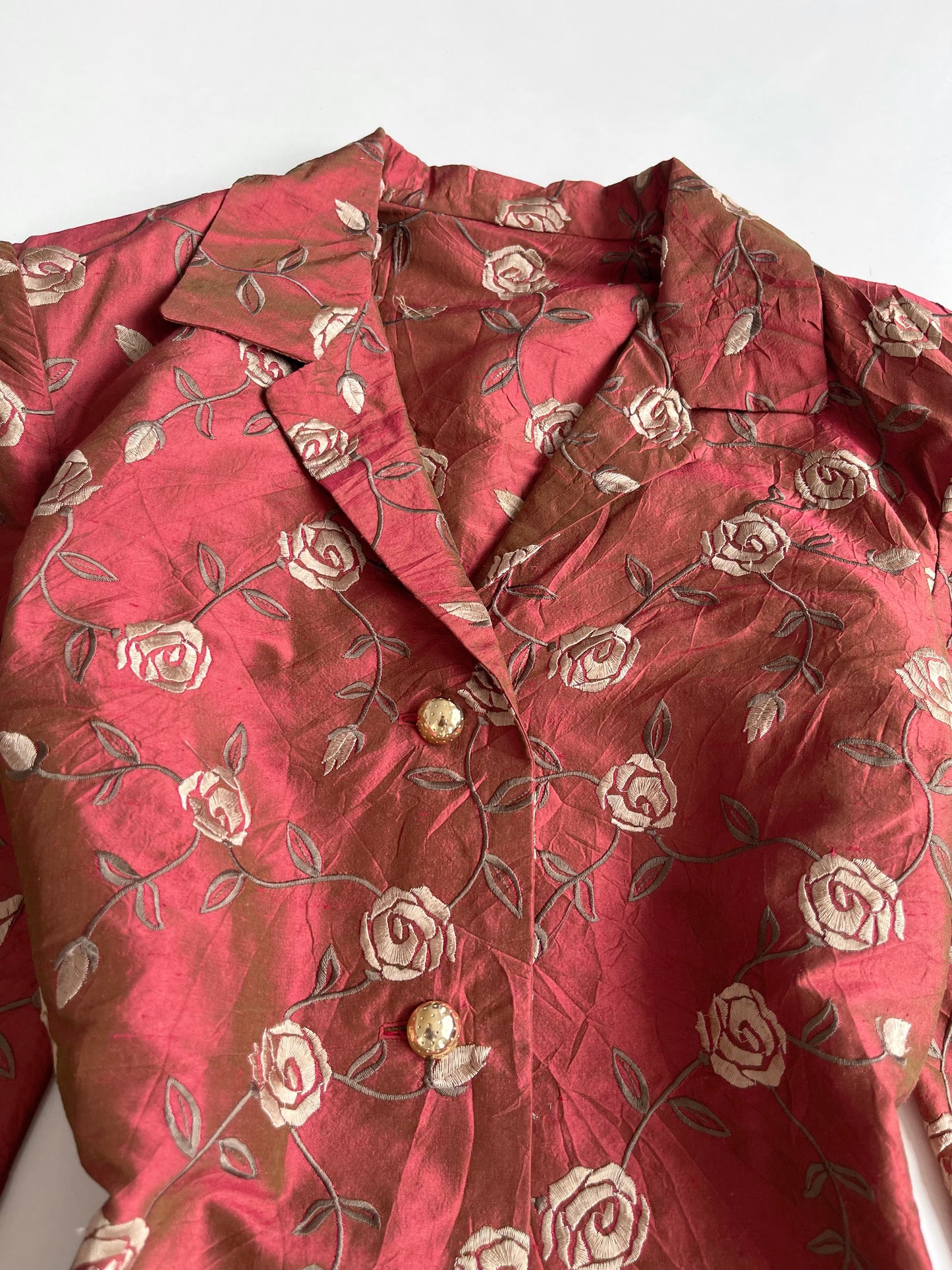 Embroidered Vintage Blazer-Bust 42