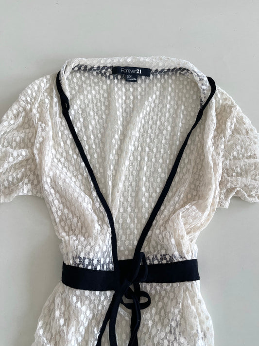 Forever 21 Sheer Top-Bust 34