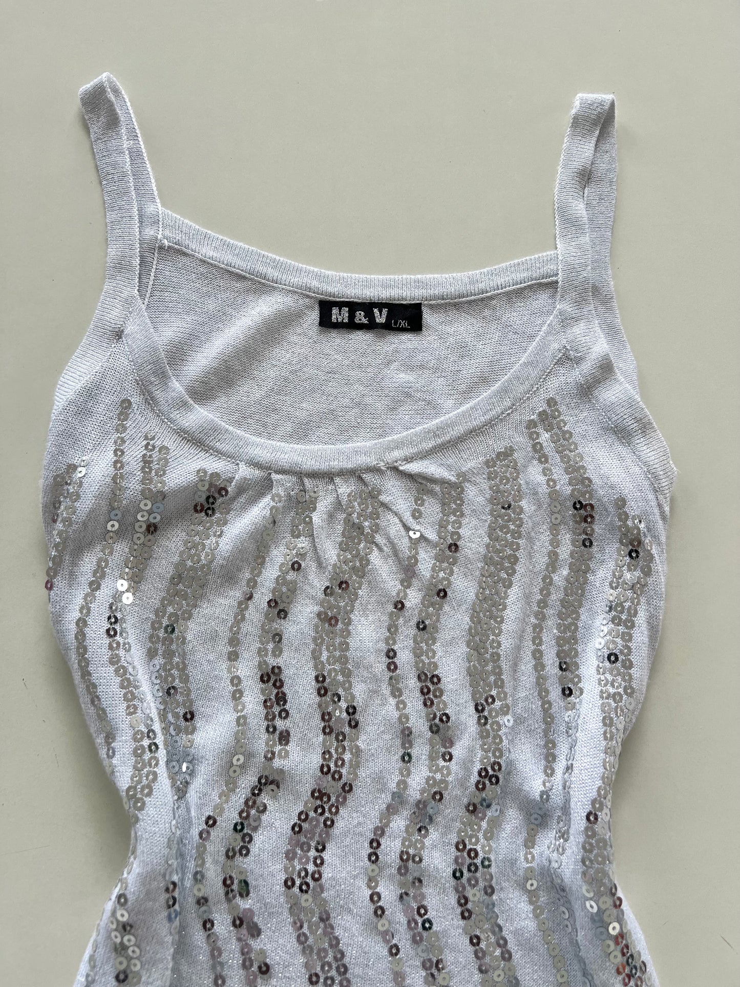 M&V Sequin Top-Bust 32 to 34