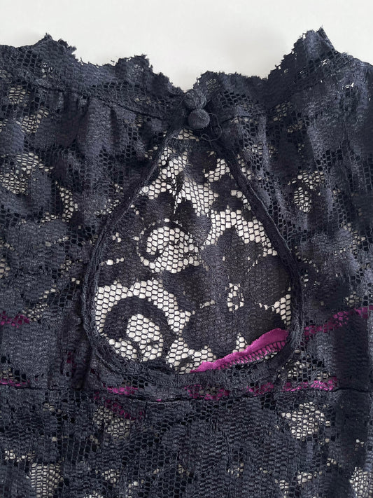 Lace Sheer Dress-Bust 28 to 30