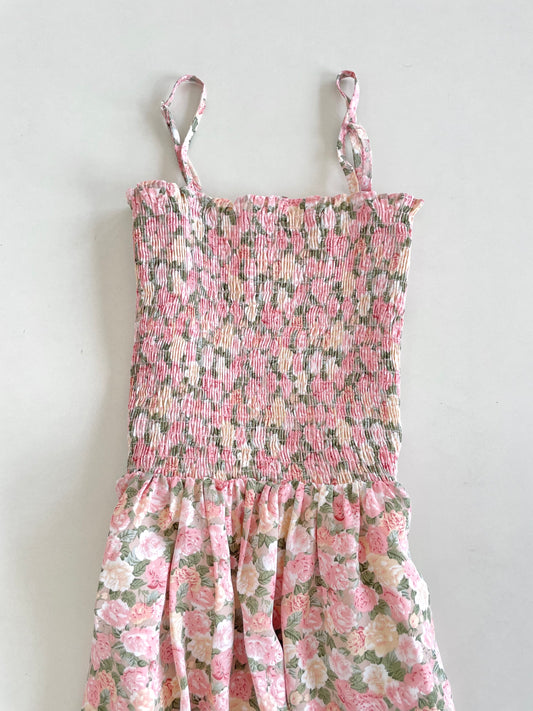 Flora Smocked Slip Dress -Bust 32 to 36