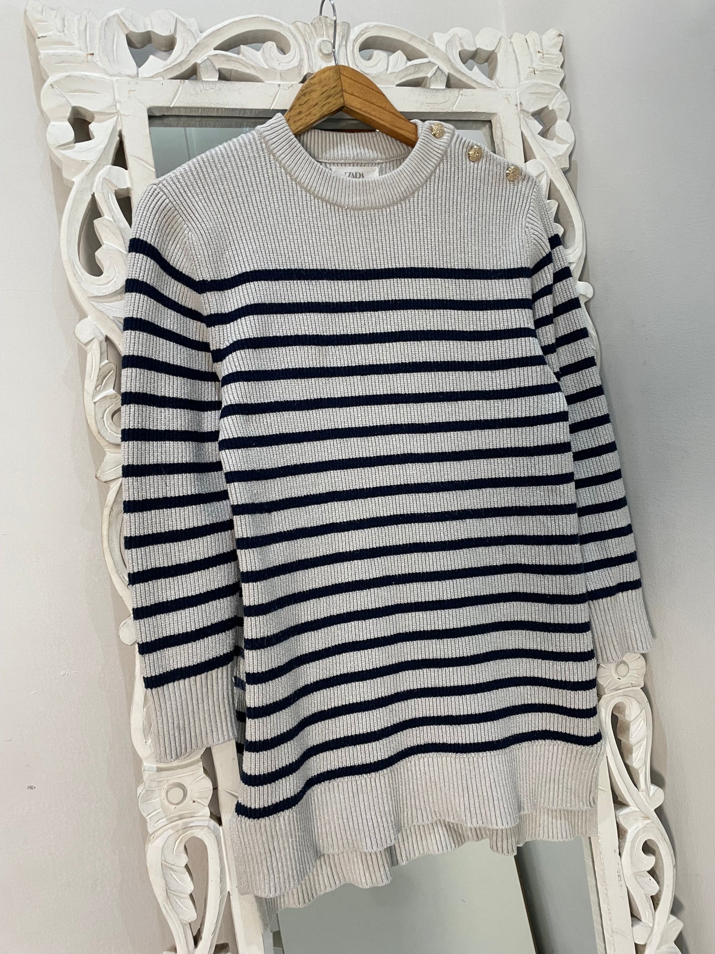 Zara Chunky Pinterest Sweater-Chest 36