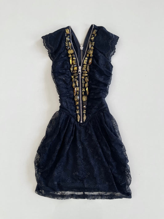 Addiction Vintage Lace Dress-Bust 32