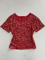 Load image into Gallery viewer, Sequin Semi Sheer Top-Bust 36 to 38