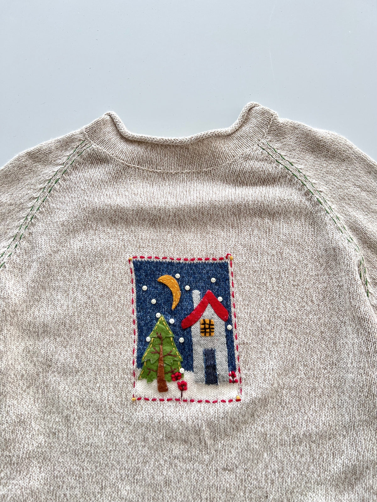 Susan Bristol Christmas Embroidered Sweater-Bust 42