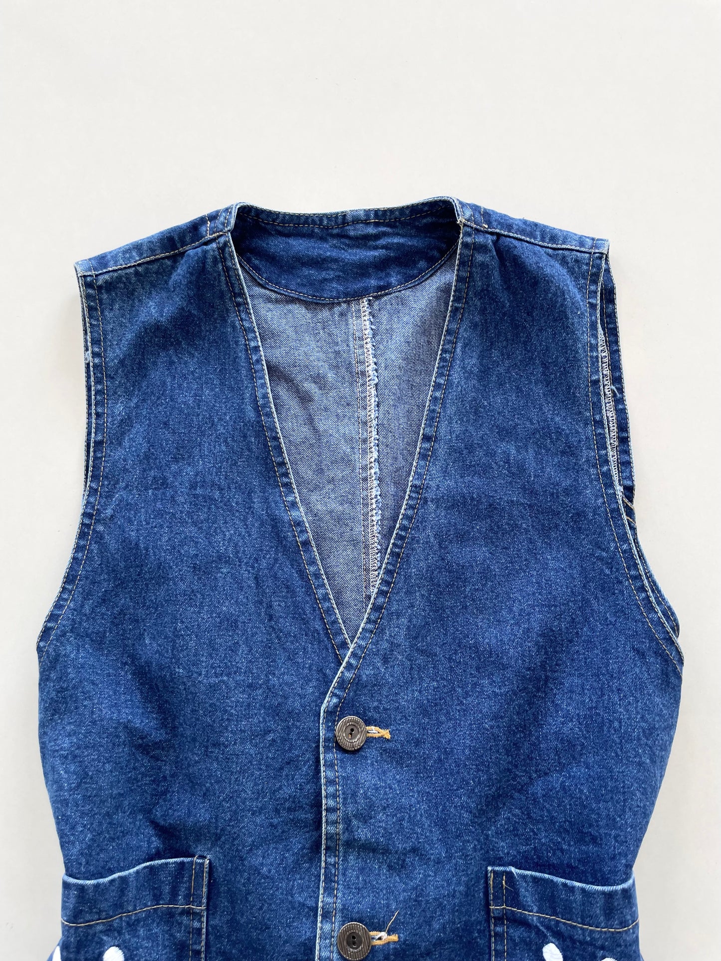 Denim Vest-Chest 38