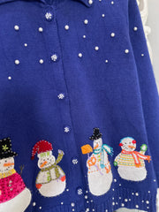 Story Book Embroidered Christmas Sweater-Bust 42