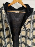 Load image into Gallery viewer, Ferrani Plaid Hooded Shacket - Bust 42
