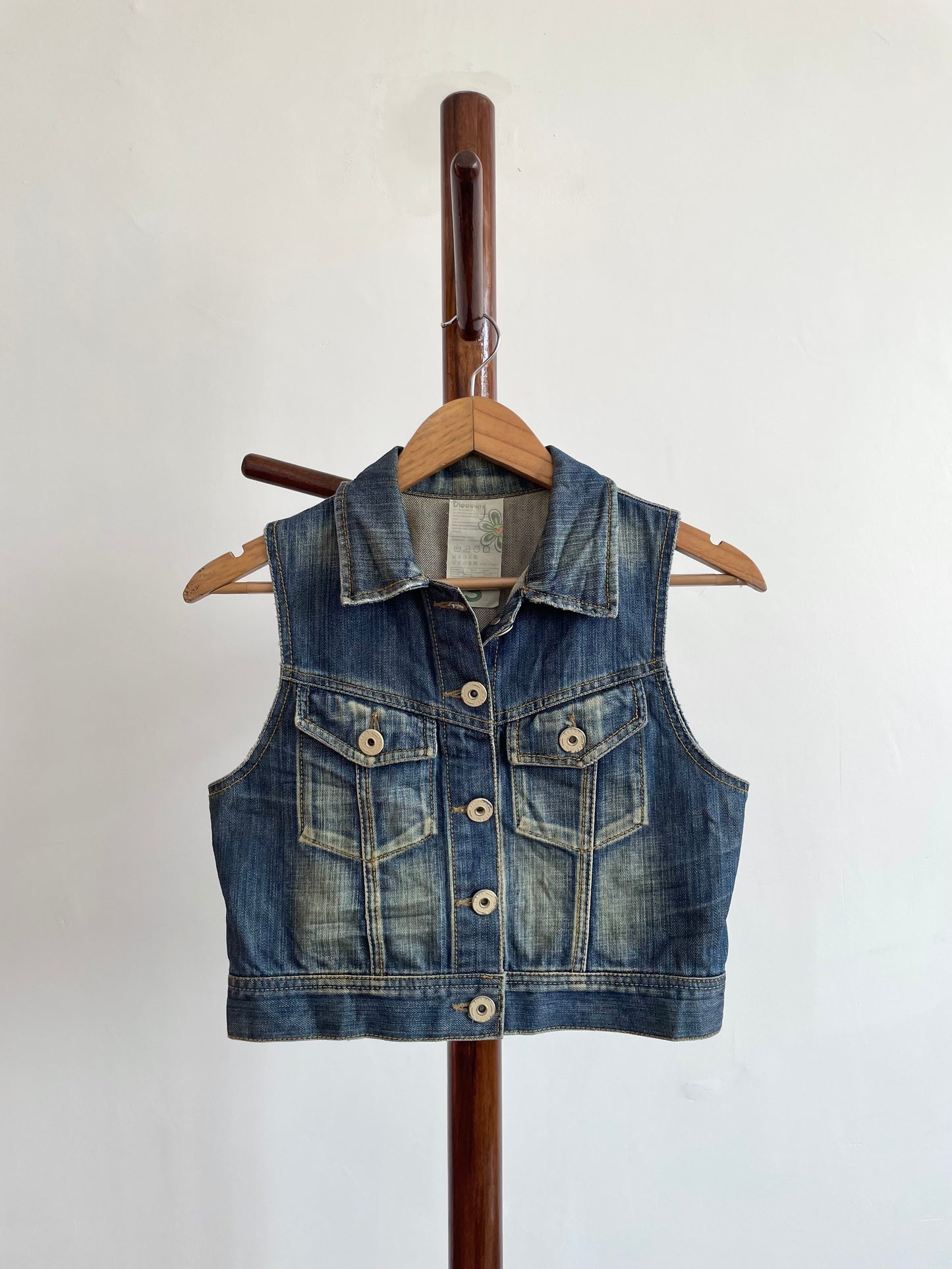 Denim Vest-Chest 34