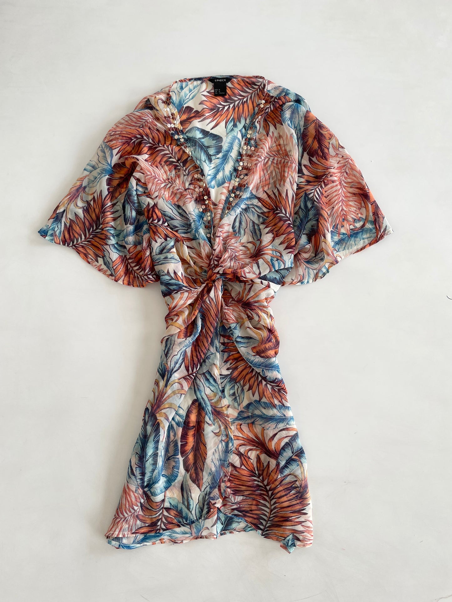 Lindex Sheer Embroidered Dress-Bust 46 to 48
