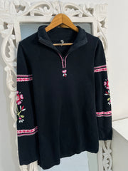 Embroidered Sweater-Bust 36