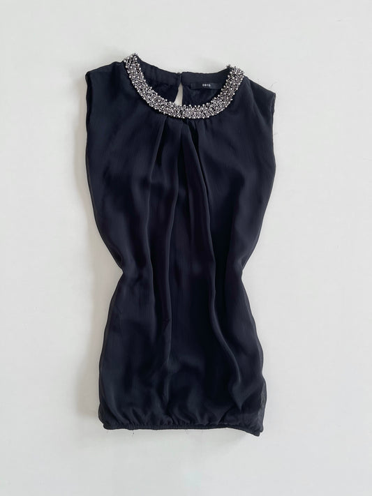 Zero Embroidered Top-Bust 38