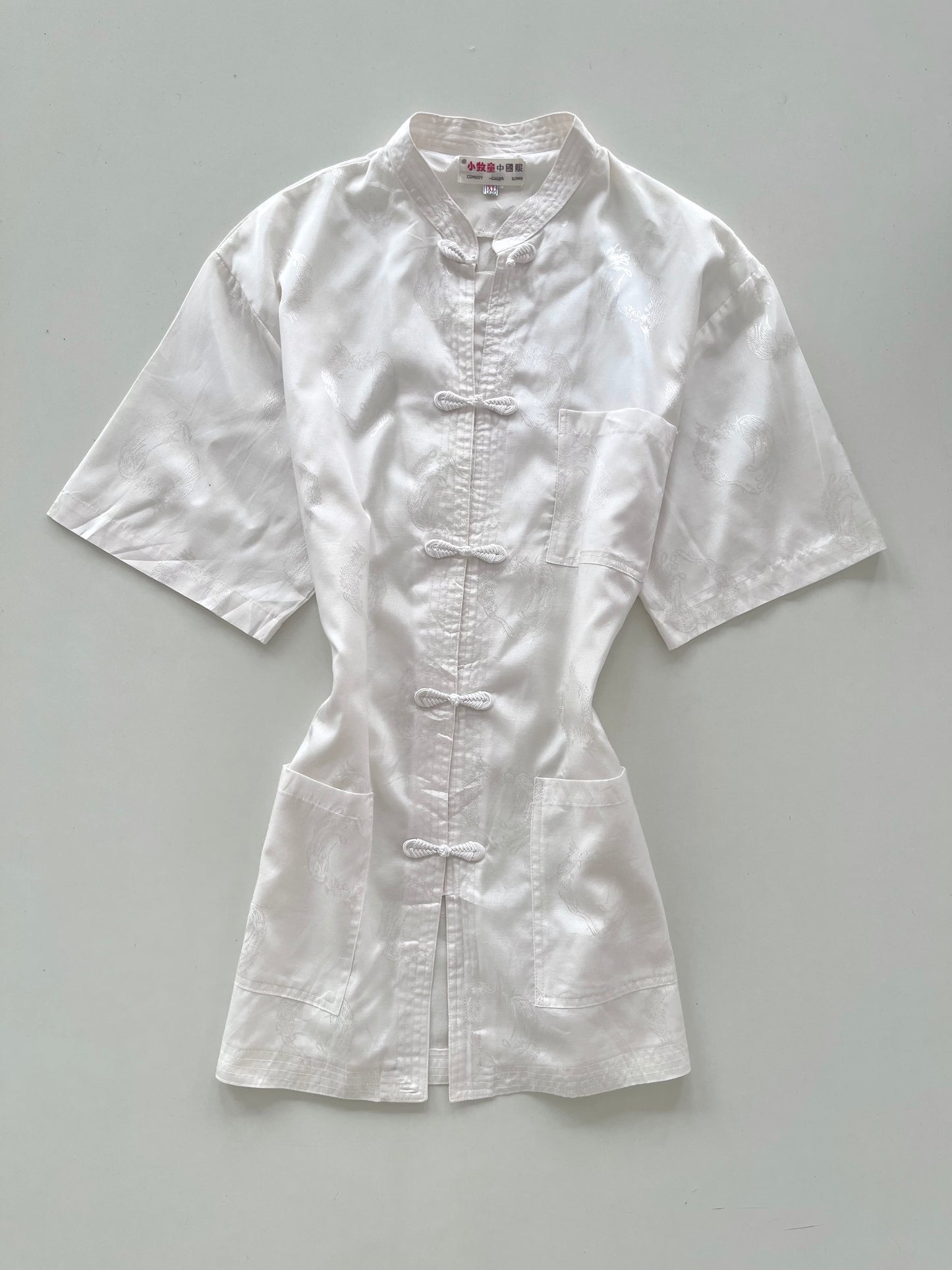 Satin Jacquard Cheongsam Top-Bust 44