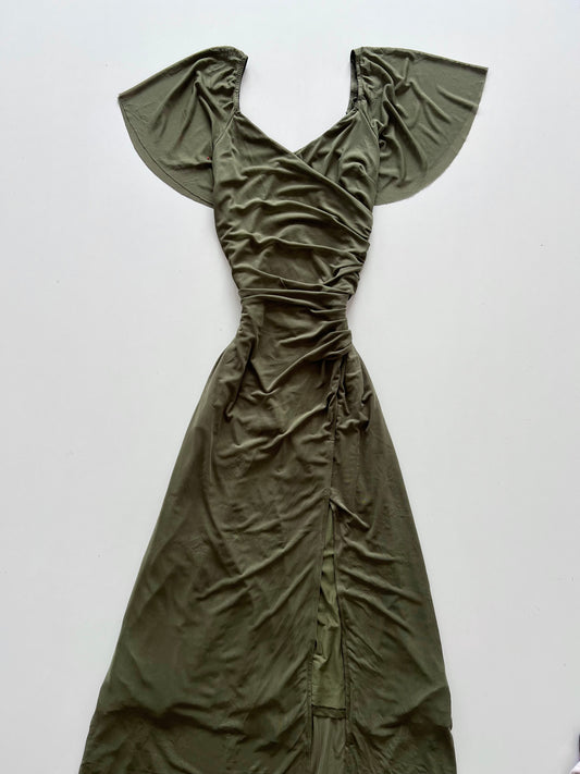 Olive Dress-Bust 32 to 34