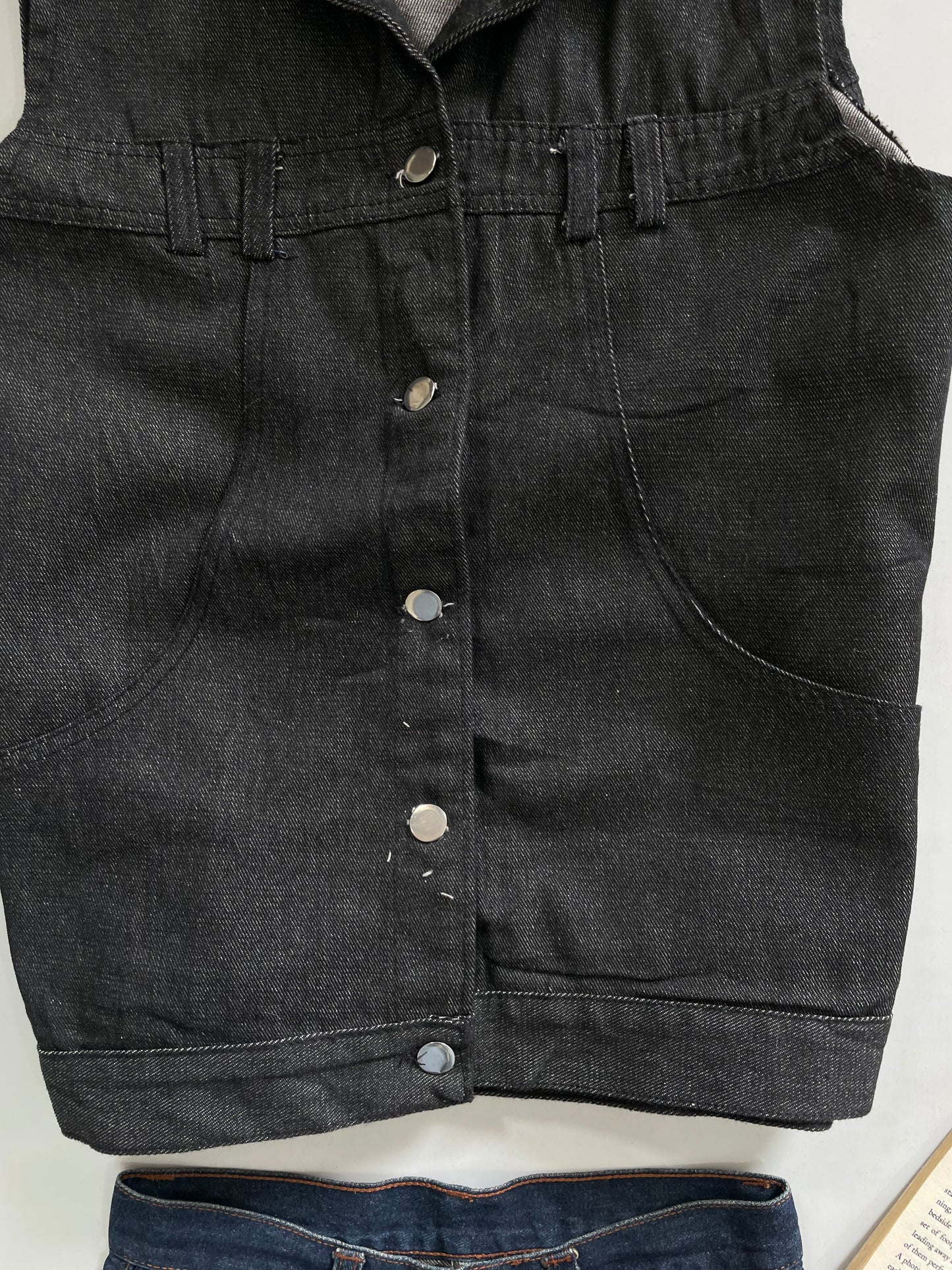 Denim Vest-Bust 42