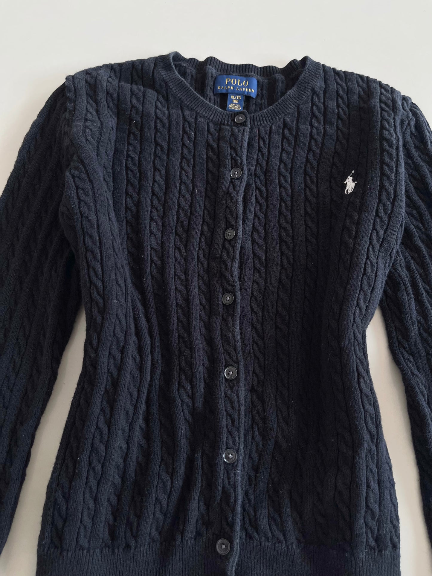 Vintage Ralph Lauren 100% Cotton Cardigan-Bust 36