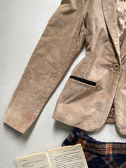 Vintage Suede Blazer-Bust 42